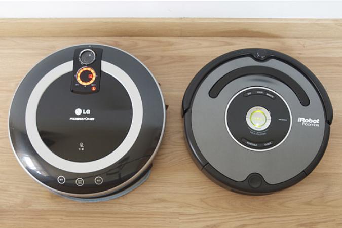 LG Roboking VR5901KL és iRobot Roomba 560