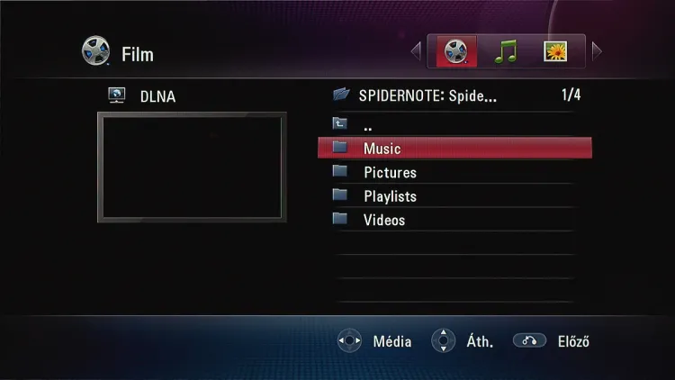 LG MS450H médiacenter