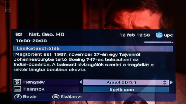 UPC digitális tévé
