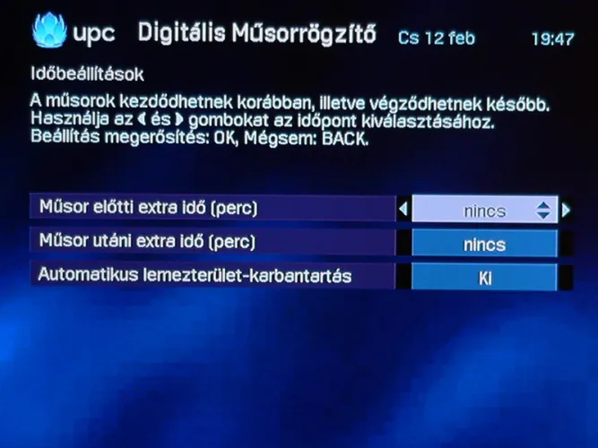 UPC digitális tévé