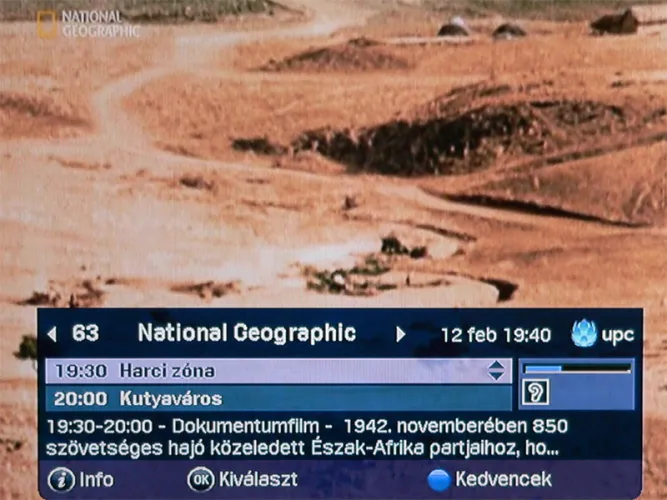 UPC digitális tévé