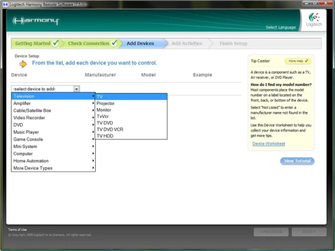 Logitech Harmony 1100