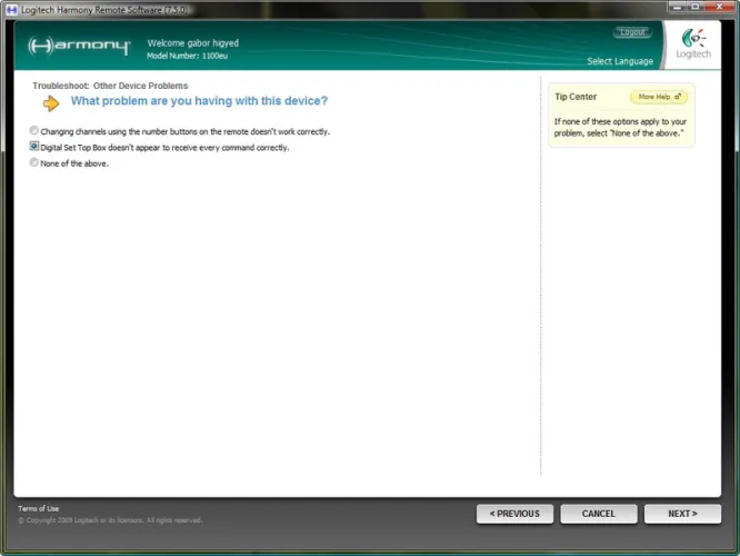 Logitech Harmony 1100