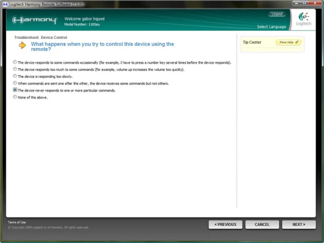 Logitech Harmony 1100
