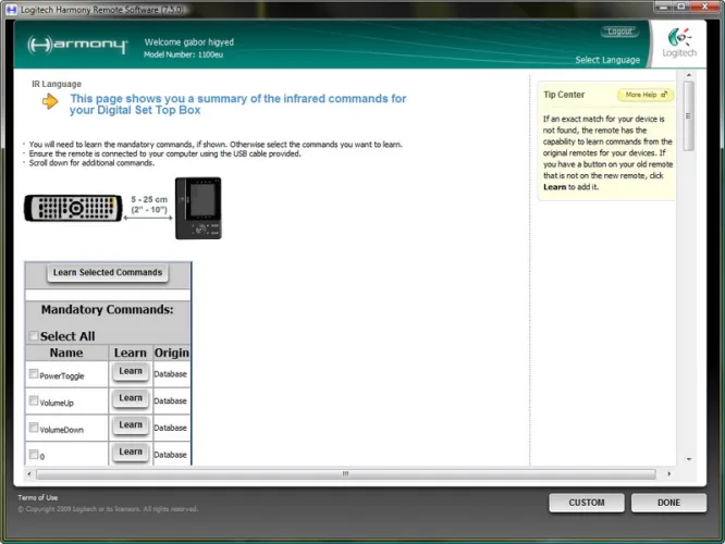 Logitech Harmony 1100