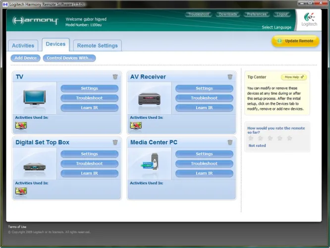 Logitech Harmony 1100