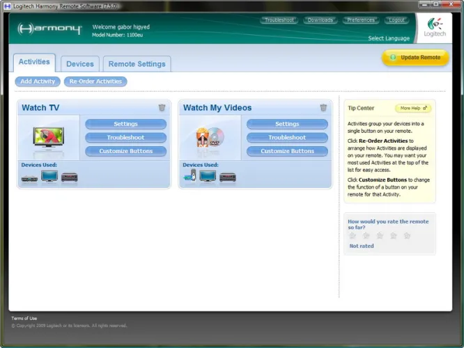 Logitech Harmony 1100