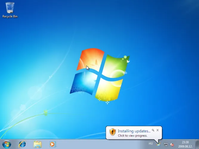 Windows 7 telepítés