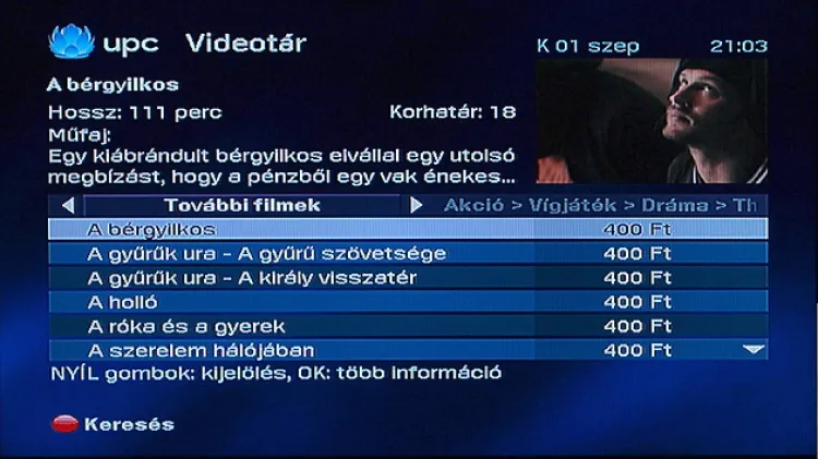 UPC Videotár