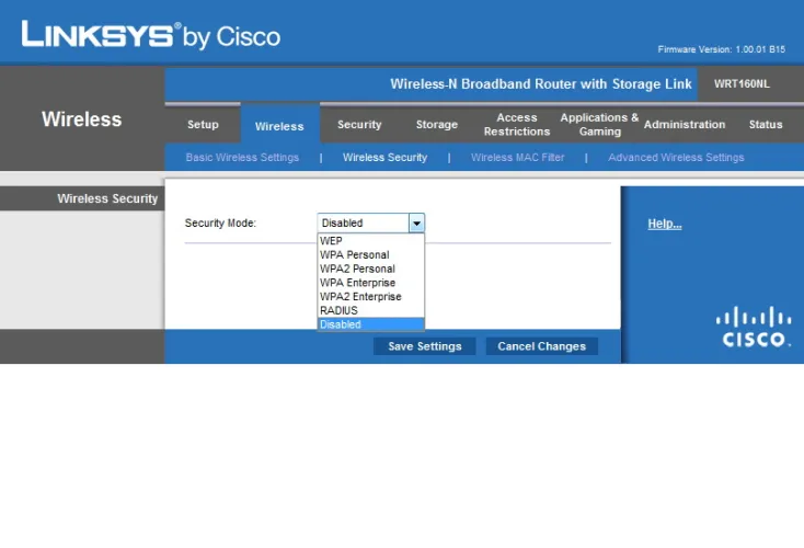 Linksys WRT160NL